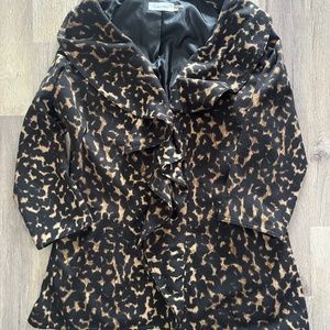 Calvin Klein classic leopard print jacket.